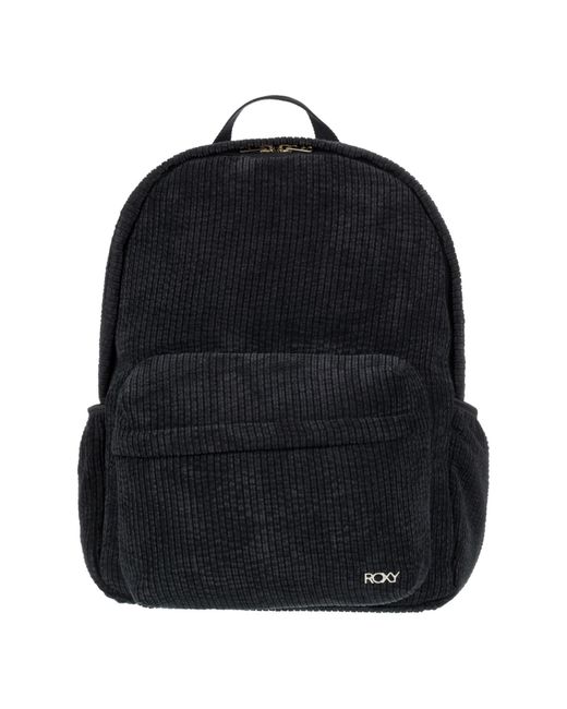 Feeling Good Petit sac à dos en velours côtelé avec sangle réglable pour femme Roxy en coloris Black