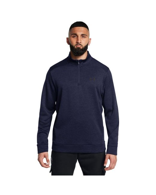 Under Armour Blue Armour Fleece Twist Quarter Zip, for men