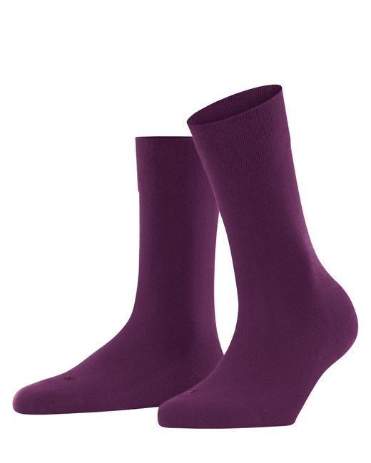 Falke Purple Sensitive London W So Cotton With Soft Tops 1 Pair Socks