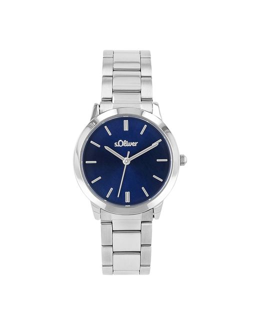 S.oliver Blue Uhr Armbanduhr Edelstahl 2038378