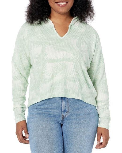 Roxy Green Endless Daze Pullover Hooded Top