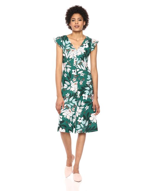 Black Multicolor ADRIANNA PAPELL Women/'s Floral Printed Dress NEW MSRP $160
