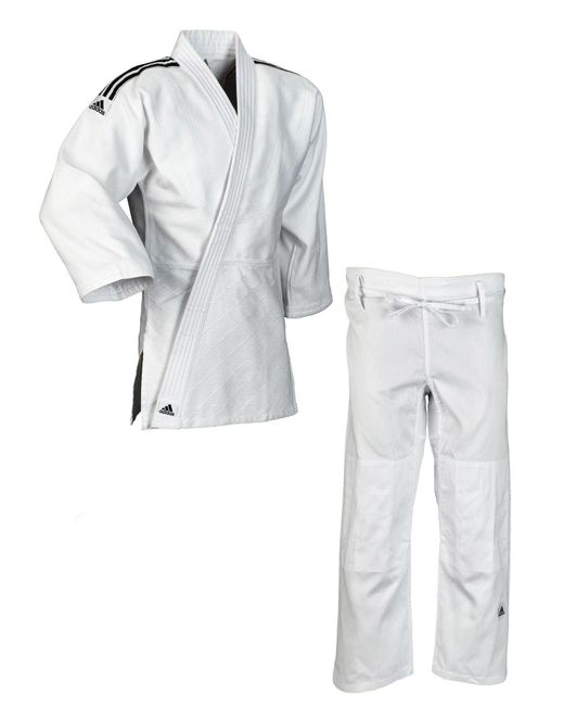 Kimono Entrainement 500gr J500 Adidas pour homme en coloris White