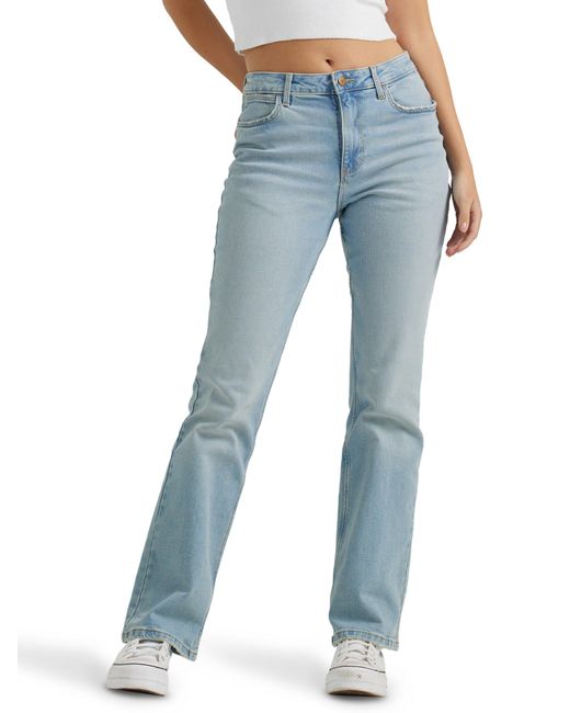 Wrangler Blue S High Rise Bold Boot Jeans