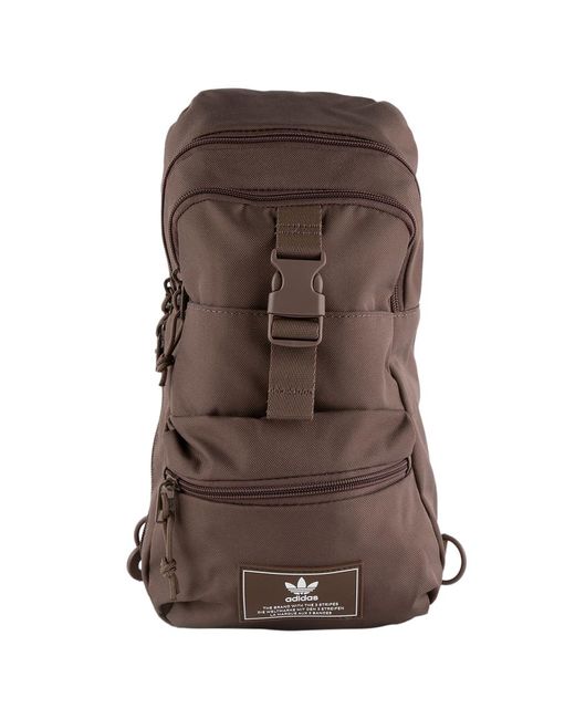 Adidas Brown Utility 3.0 Crossbody Sling Bag