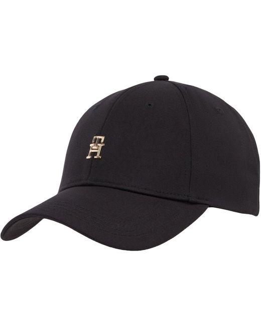 Gorra Mujer Elevated Chic de algodón Tommy Hilfiger de color Black