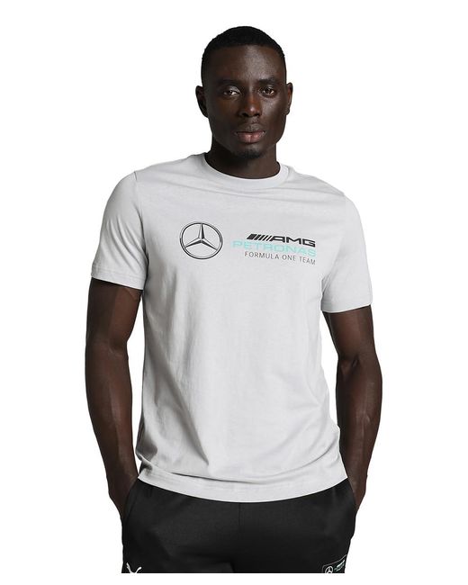 T-Shirt Mercedes-AMG Petronas Motorsport da Uomo XL Mercedes Team Silver  Gray di PUMA da Uomo | Lyst