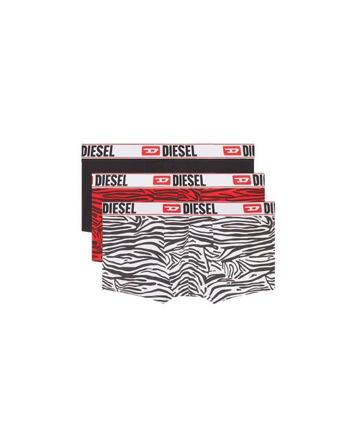 DIESEL Red Pack Of 3 Trunk Type Boxers 00St3V-V0Hjas for men
