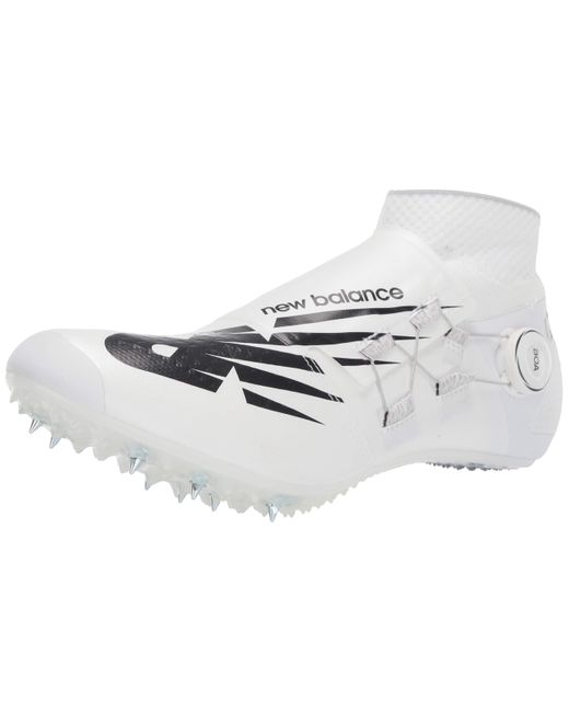 new balance track spikes white