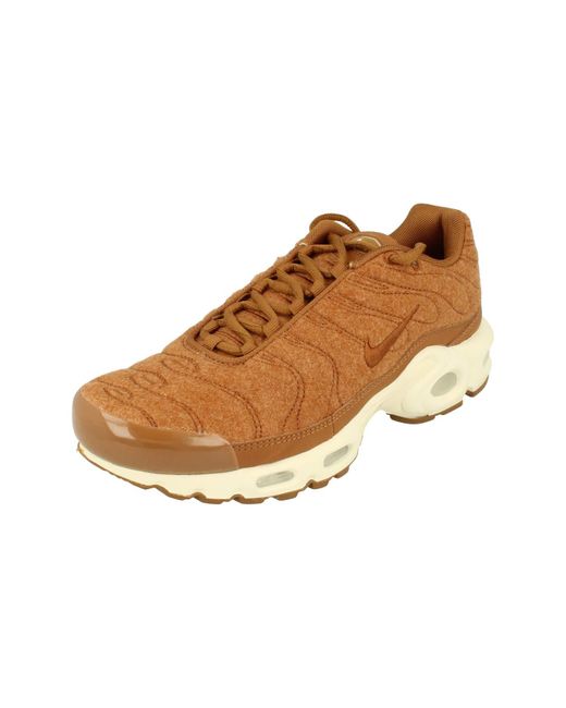 Nike Leather Air Max Plus Quilted Tn Tuned Casual Style Trainers Shoes in  Brown for Men - Save 19% - Lyst