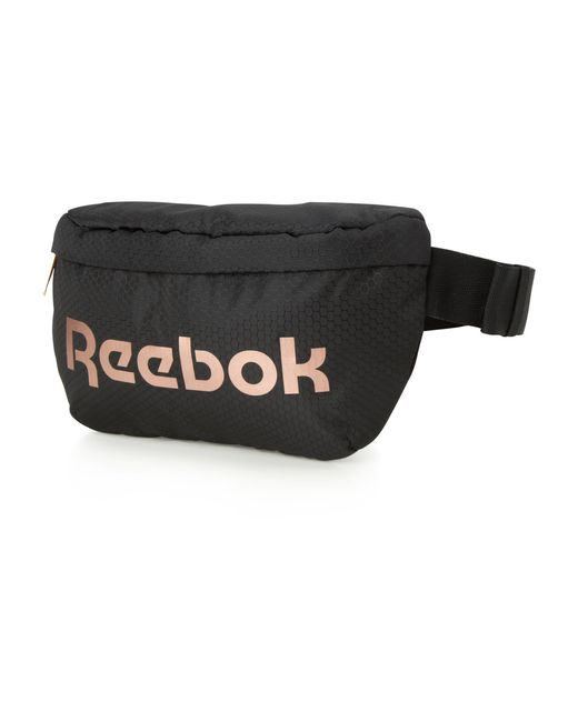 Reebok Black Lightweight Waist Belt Bag - Crossbody Bags For