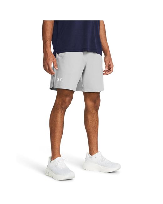 Launch 7 ́ ́ Unlined Shorts M di Under Armour in Blue da Uomo
