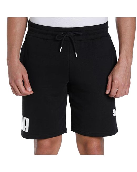 PUMA Power Shorts schwarz/weiß in Black für Herren
