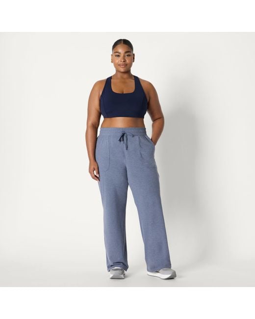 Pantaloni Sportivi Elasticizzati Supersoft Donna di Amazon Essentials in Blue