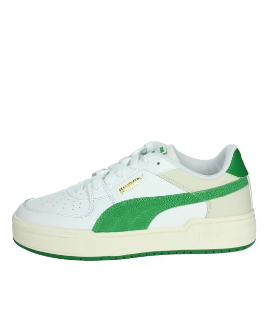PUMA Ca Pro Suede Fs White And Green Sneakers