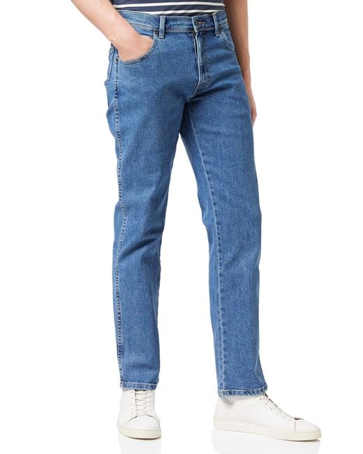 Wrangler Blue Slim Fit Jeans for men