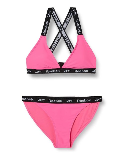 Conjunto de Bikini Dos Piezas para Mujer Reebok de color Pink