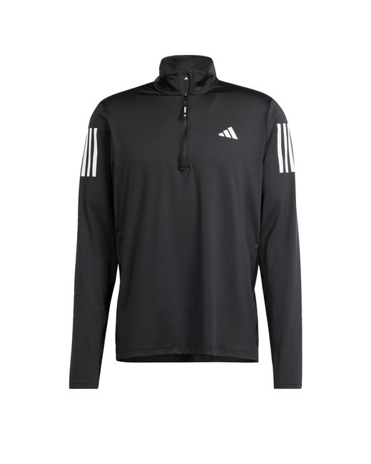 Adidas Own The Run Half-zip Jacket in het Black voor heren