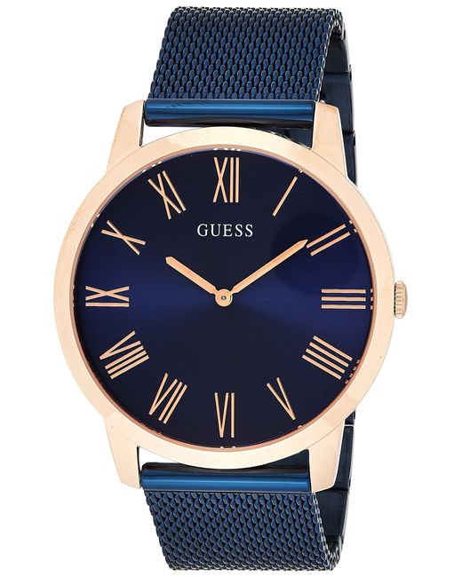 Guess . Analog Quarz Uhr mit Edelstahl Armband W1263G4 in Blau für Herren -  Lyst