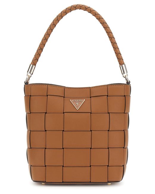 Maylee Bucket Bag Caramel Guess en coloris Brown