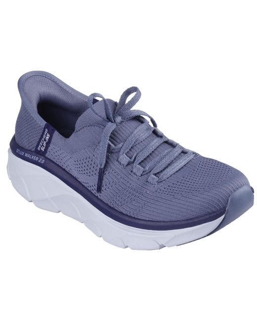 Skechers D'lux Walker 2.0 Thrill Movement Sneaker Voor in het Blue