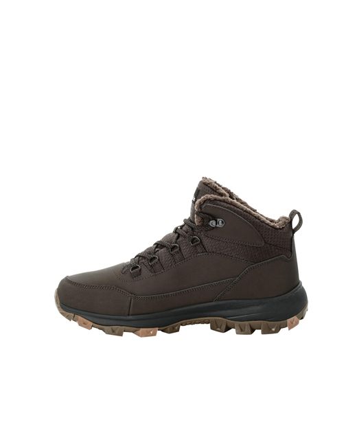 Jack Wolfskin Brown Everquest Texapore Mid M Winter Boots for men