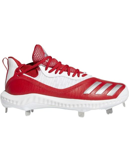 Adidas Red Icon V Bounce Cleats Baseball Shoe for men
