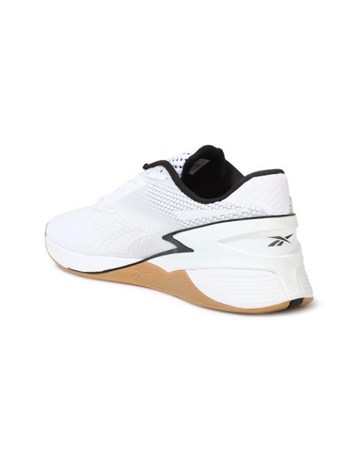 Reebok White Nano X3 Sneaker