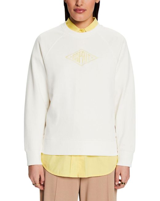 Esprit White 014ee1j301 Sweatshirt