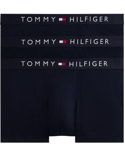 Tommy Hilfiger 3P Boxer Brief Wb Um0Um02326 Boxershorts in Blue für Herren