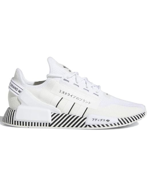adidas Originals NMD R1 V2 s Casual Running Shoe Fy2105 Size 8.5  White/Black/White für Herren | Lyst DE