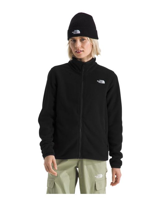 W Glacier Fleece Jacket Giacca in Pile di The North Face in Black