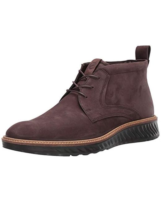 Ecco Brown St.1 Hybrid Classic Boots for men