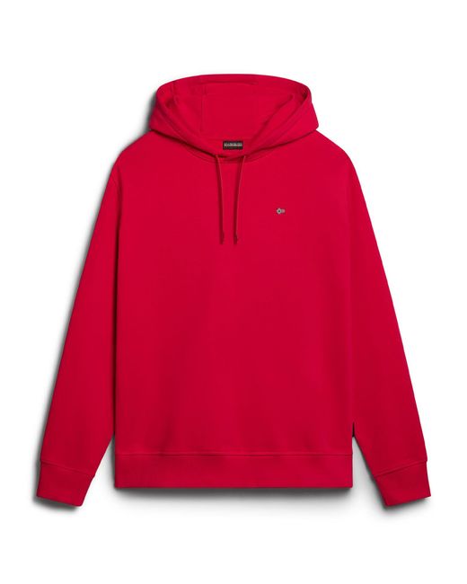 Sweatshirt BALIS Hood Rouge Napapijri pour homme en coloris Red