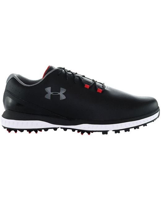 Under armour black leather shoes deals