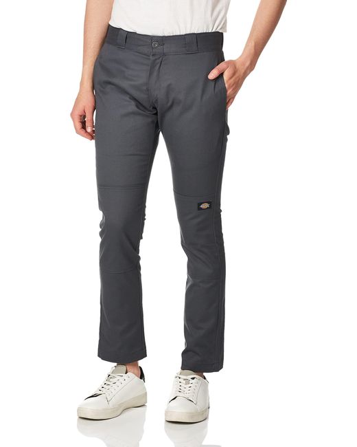 Dickies Synthetic Skinny-straight Double Knee Work Pant in Charcoal (Gray)  for Men - Save 43% | Lyst