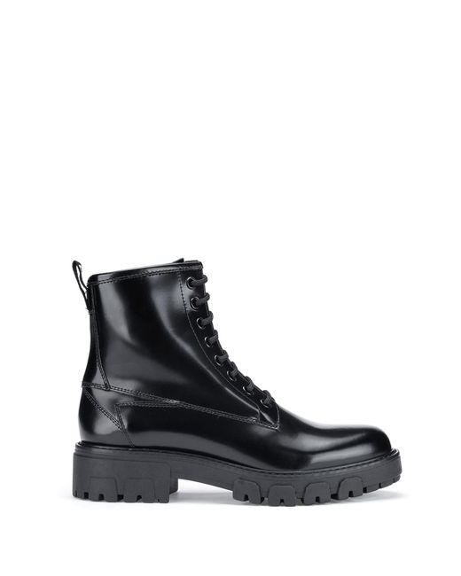 HUGO Black Axel Bootie-A Zip-Stiefel