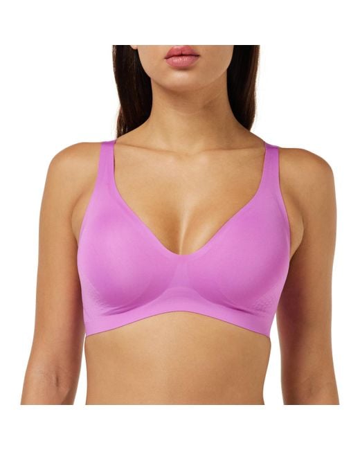 Body Adapt T-Shirt Bra Soutien-Gorge rembourré Sloggi en coloris Purple