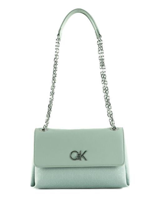 Bolso de Hombro Re-Lock Conv para Mujer Calvin Klein de color Multicolor