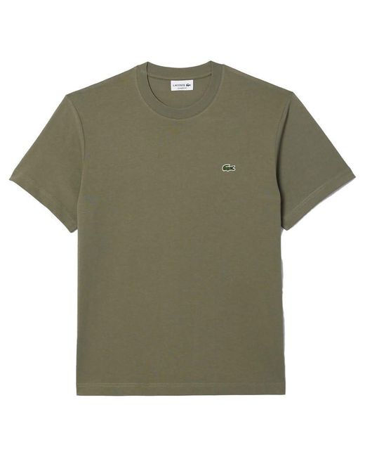 Lacoste T-Shirt Rundhals TH7318 in Green für Herren