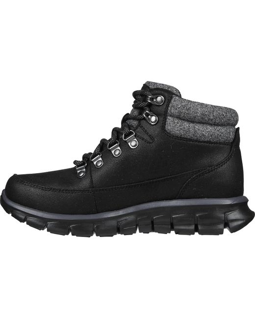 Skechers Black Easy Going-warm Escape Ankle Boot