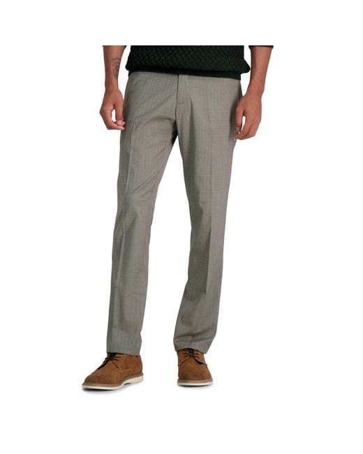 Kenneth Cole Gray Premium Flex Slim Fit Fashion Dress Pant for men