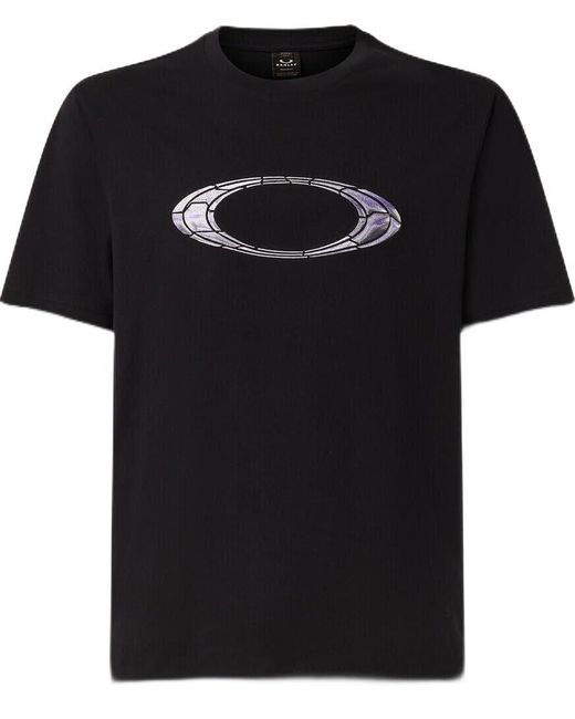 Oakley Mtl Vloeibare Ellipse T-shirt Classic in het Black voor heren