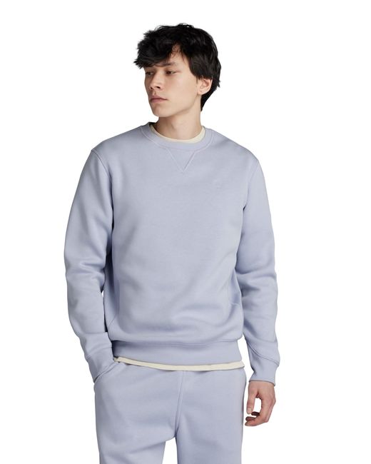 G-Star Premium Core R Sw Ls Sweatshirt in het Blue voor heren