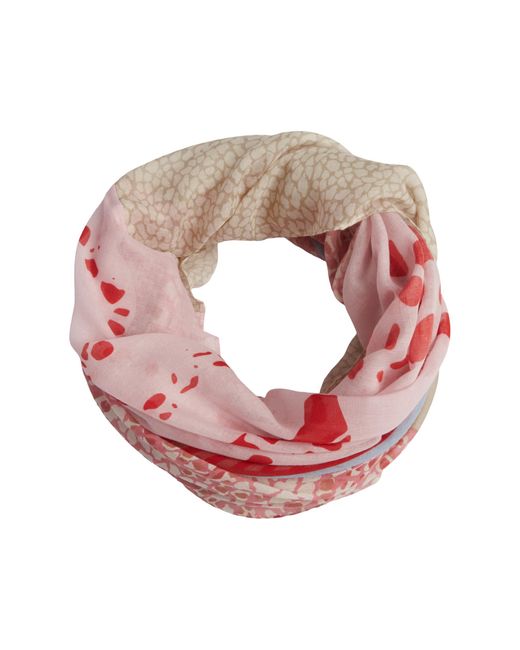 S.oliver Pink Snood mit All-over-Print zartrosa ONESIZE
