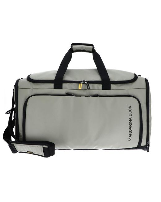Eco Coated Duffle Bag Mud di Mandarina Duck in Black