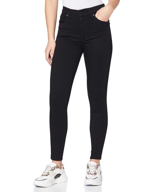 Levi's Denim Mile High Super Skinny Jeans In Black Galaxy - Save 82% | Lyst  UK