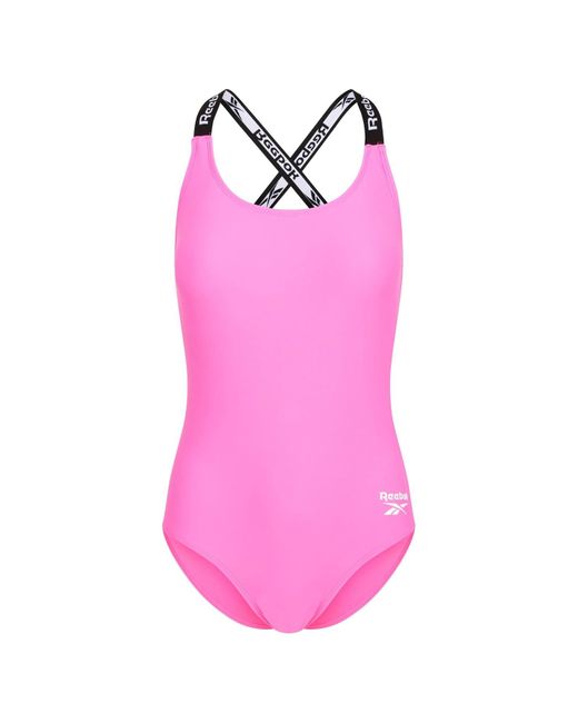 Reebok S Clara Swimsuit Atomic Pink Xs