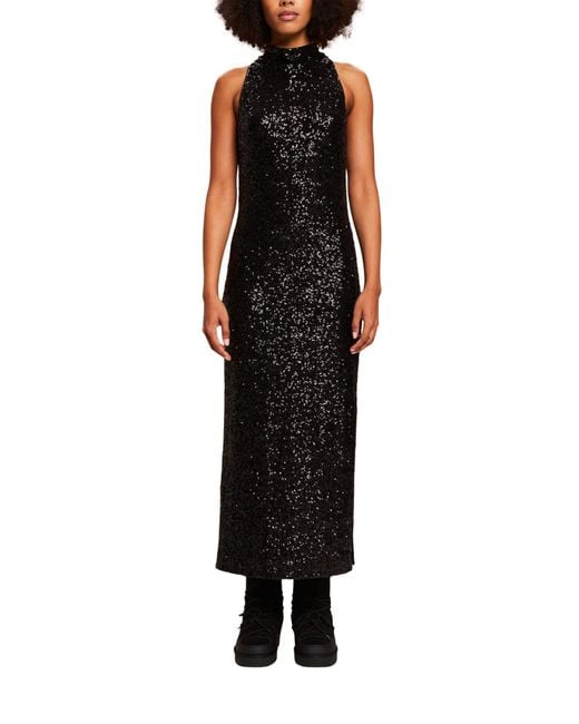 113EO1E324 Vestido Esprit de color Black