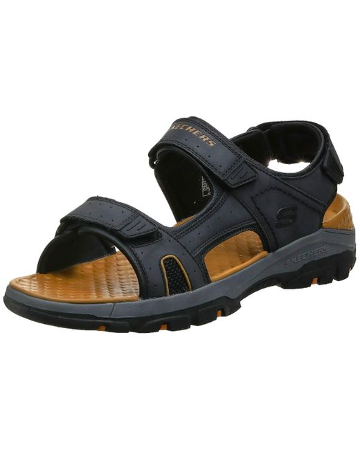 Skechers Sandalen Tresmen - Hirano in het Zwart voor heren - Bespaar 28% -  Lyst